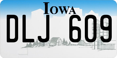 IA license plate DLJ609