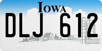 IA license plate DLJ612