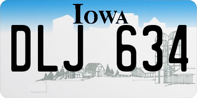 IA license plate DLJ634