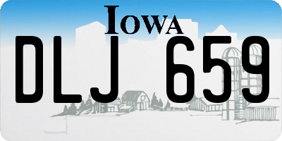 IA license plate DLJ659