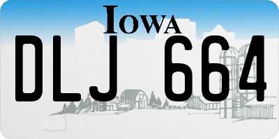 IA license plate DLJ664