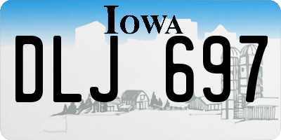 IA license plate DLJ697