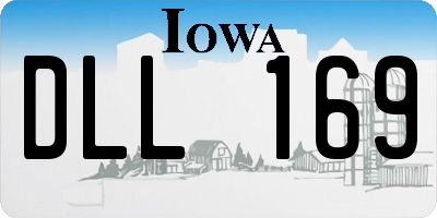 IA license plate DLL169