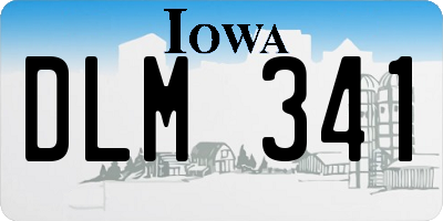 IA license plate DLM341