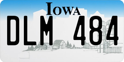 IA license plate DLM484