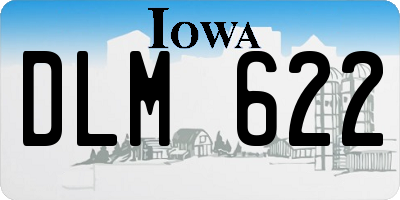 IA license plate DLM622