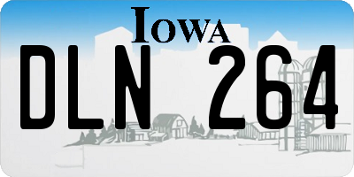 IA license plate DLN264