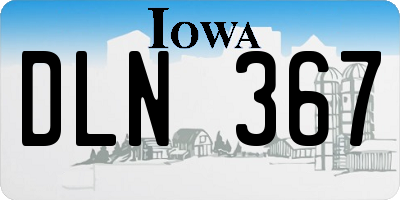 IA license plate DLN367