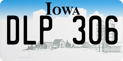 IA license plate DLP306