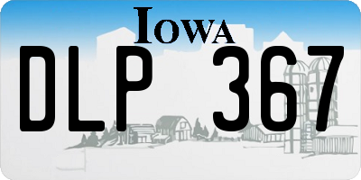 IA license plate DLP367