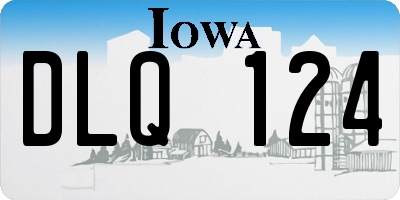 IA license plate DLQ124