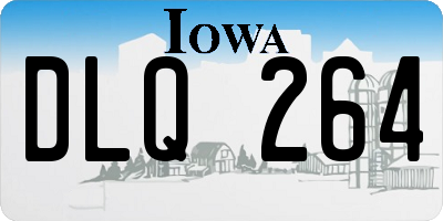 IA license plate DLQ264