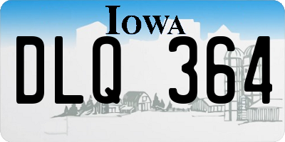 IA license plate DLQ364