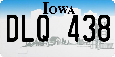 IA license plate DLQ438