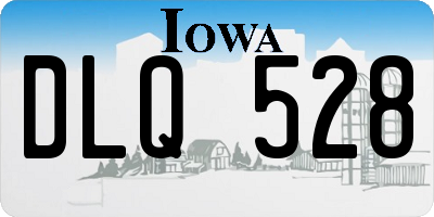 IA license plate DLQ528
