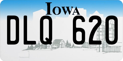 IA license plate DLQ620