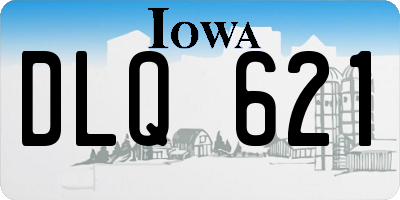 IA license plate DLQ621