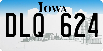 IA license plate DLQ624