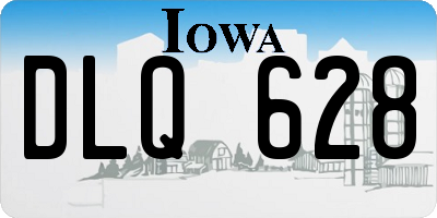 IA license plate DLQ628