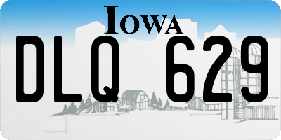 IA license plate DLQ629