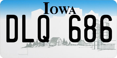 IA license plate DLQ686