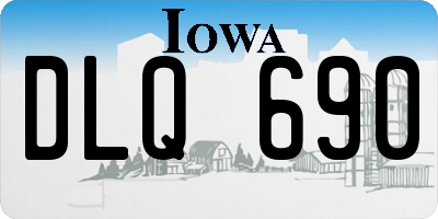 IA license plate DLQ690