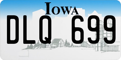 IA license plate DLQ699