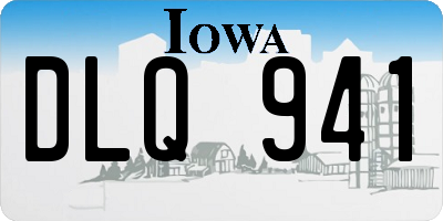 IA license plate DLQ941