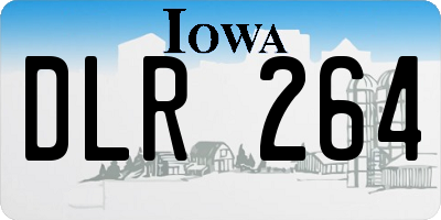 IA license plate DLR264
