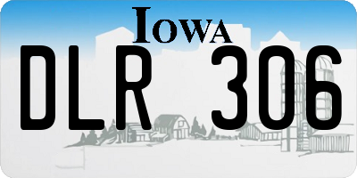 IA license plate DLR306