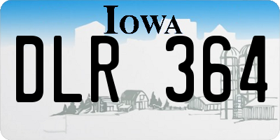 IA license plate DLR364
