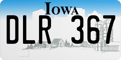 IA license plate DLR367