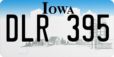 IA license plate DLR395