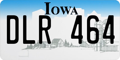IA license plate DLR464