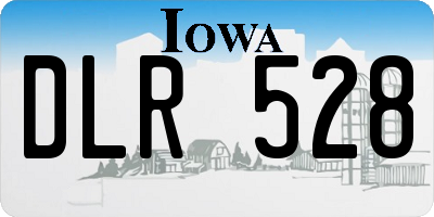 IA license plate DLR528