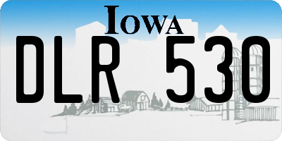 IA license plate DLR530