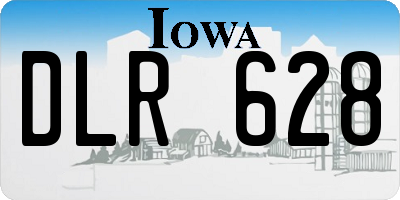 IA license plate DLR628