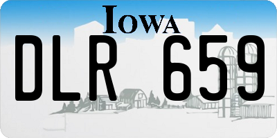 IA license plate DLR659