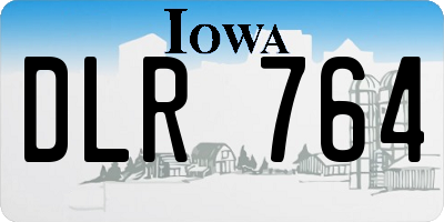 IA license plate DLR764