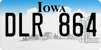IA license plate DLR864