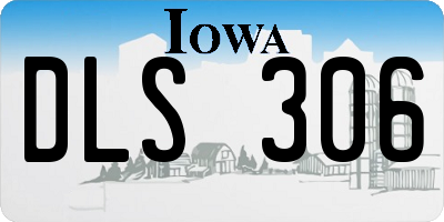 IA license plate DLS306