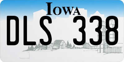 IA license plate DLS338