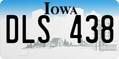 IA license plate DLS438