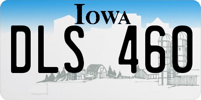 IA license plate DLS460