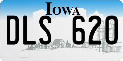 IA license plate DLS620