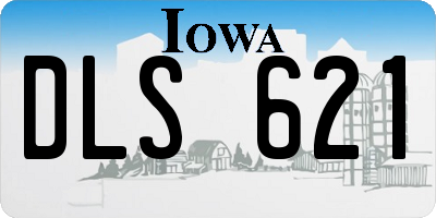 IA license plate DLS621