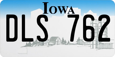 IA license plate DLS762