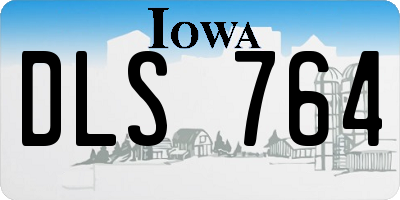 IA license plate DLS764
