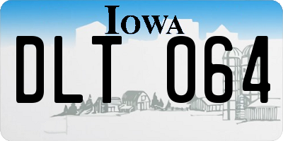 IA license plate DLT064