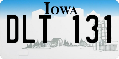 IA license plate DLT131